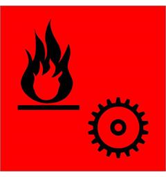 Alarm Symbol MSK-S03 Fire in machinery space